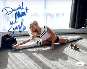 DANIELLE MONET Signed SUMMER RAE 8x10 Photo WWE DIVA Autograph JSA COA Cert - Picture 1 of 2