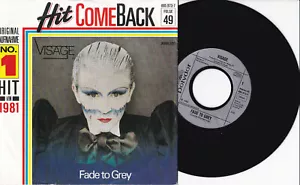 Visage -Fade To Grey / The Steps- 7" 45 Polydor (885 873-7) Hit Comeback - Imagen 1 de 1