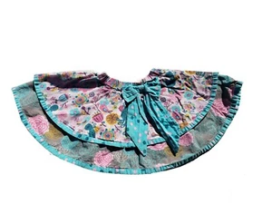 Girls Jelly Pug Skirt Size 4 Pink Spring Easter Floral Bird - Picture 1 of 6