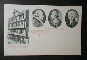 DEUTSCHLAND,GERMANY 1932 GOETHE Haus Frankfurt 1 Postkarte Nr. gereist - Bild 1 von 2