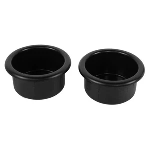 2x Portabotellas de Plástico Negro Portabotellas Coche Barco Camión Inserto Remolque Universal - Imagen 1 de 6