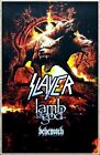 SLAYER | LAMB OF GOD | BEHEMOTH 2017 Ltd Ed RARE Tour Poster +BONUS Metal Poster