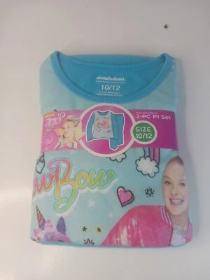 NUEVO CONJUNTO DE PIJAMA DE FRANELA JOJO SIWA 2 PIEZAS NIÑAS TALLA 10/12 Foto 1 de 3