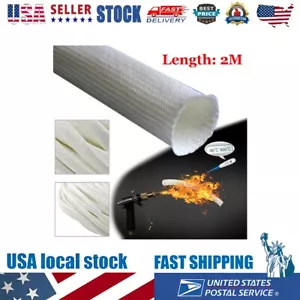For Webasto-Eberspacher 22mm&24mm 2M Exhaust Glass Fibre Hose Lagging Insulation - Bild 1 von 24