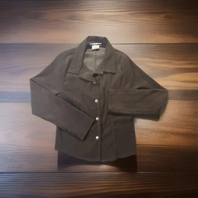 Chaqueta Blazer De Colección Rampage Para Mujer XL Marrón Terciopelo Bruja Academia Años 90 Y2K Gótica Foto 1 de 4