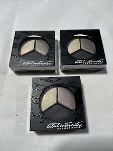 Prestige Cosmetics Total Intensity Bold Trio Eyeshadow, Smoke and Mirrors, 3/pk