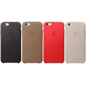 Original Apple iPhone 6 6S Plus Leder Schutz Hülle Case Cover Originalverpackung