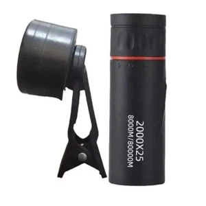 Telescopio monoculare HD 2000X25 - compatto e portatile per viaggi, escursioni e campeggio - Foto 1 di 12