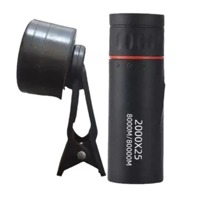 2000X25 HD Monocular Telescope - Compact & Portable for Travel, Hiking & camping - Image 1 of 4