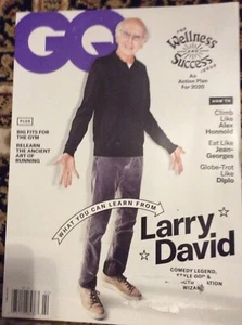 GQ Magazine FEBRUARY 2020 Larry David NEW w/out label WELLNESS & SUCCESS ISSUE - Imagen 1 de 3
