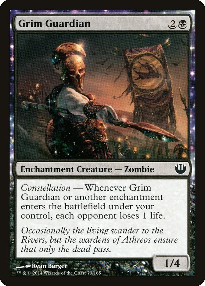 MTG Magic the Gathering Grim Guardian (73/171) Journey into Nyx LP - Image 1 of 1