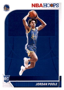 2019-20 NBA Hoops Jordan Poole Warriors #223 Rookie RC PWE - Picture 1 of 2