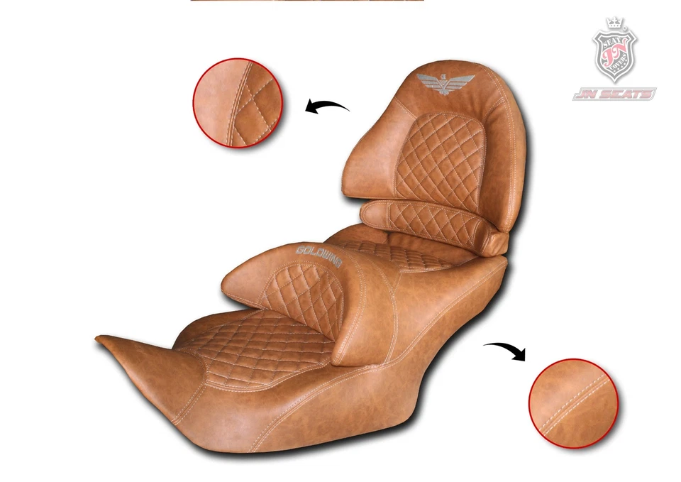 本田 Goldwing GL1800 2001 - 2017 JN-Europe 座椅套防滑 8550139 全新 — 第 1/1 张图片