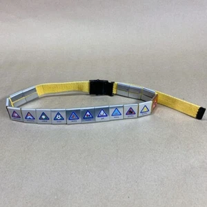 Vintage Boy Scouts Award Belt - 17 Metal Merit Badges BSA - Picture 1 of 10