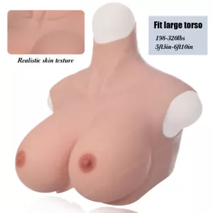 XXL+ Oversize plus Realistic Silicone Crossdresser Breast Forms Breast Plates - Picture 1 of 12