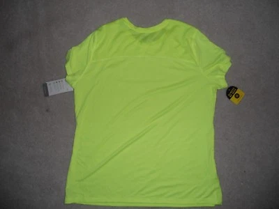 Camisa de Correr Champion Amarillo Brillante Reflectante Mujer XL Dúo Seca Brilla en la Oscuridad NW Foto 1 de 4
