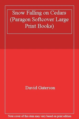 Snow Falling on Cedars (Paragon Softcover Large Print Books) By Da .0747530076 - Image 1 of 1