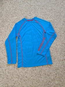 Reebok Play Dry Boys Long Sleeve Activewear Tee Size XL (18-20) EUC - Picture 1 of 6