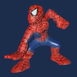 Playskool Spider-Man Marvel Super Hero Squad 2007 figura adorno de pastel B21 - Imagen 1 de 5