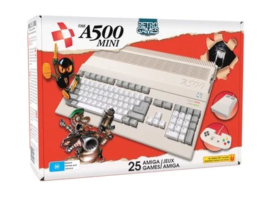 RETRO GAMES The A500 Mini (Electronic Games) (Electronic Game Commodore Amiga)