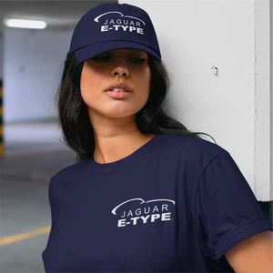 Custom Retro Vintage Classic English Motoring Jaguar E-Type Logo Baseball Cap - Picture 1 of 7