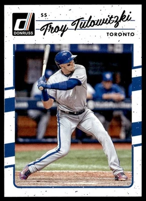 2017 Donruss Troy Tulowitzki Toronto Blue Jays #169 - Image 1 of 2