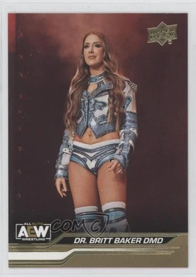 2024 Upper Deck AEW All Elite Wrestling Gold Dr DMD Britt Baker #26 - Image 1 of 2