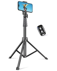 62" Telefon Stativ & Selfie Stick, ausziehbarer Handystativ Ständer mit Fernbedienung - Bild 1 von 6