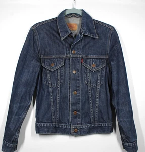Vintage LEVI'S Women's 70500 04 SMALL Blue Denim Type 3 Trucker Jacket - Picture 1 of 17