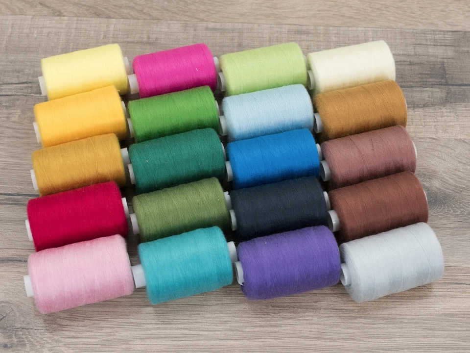Nähgarn Sortiment 20 x 914m = 18280m Stärke 100 Allesnäher 0,08€/100m Set 40/2 - Bild 1 von 1