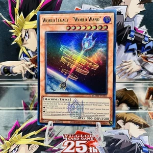Yugioh Weltvermächtnis - "Weltstab" (Emblem) BLMM-DE086 Ultra Rare 1. Near Mint - Bild 1 von 1