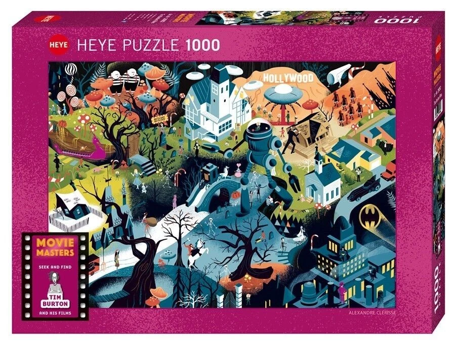 Heye 1000pc Movie Masters Burton Jigsaw Puzzle