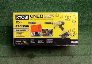 Ryobi 18V Brushless EZClean 600PSI 0.7GPM Cordless Power Cleaner- Tool Only, NEW - Picture 1 of 6