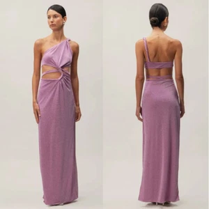 Neu mit Etikett BaoBab Luada verdrehtes One-Shoulder-Maxikleid Lirio lila Damengröße Small - Bild 1 von 8