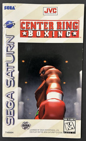 "Center Ring Boxing"  (Sega Saturn, 1995) Manual ONLY