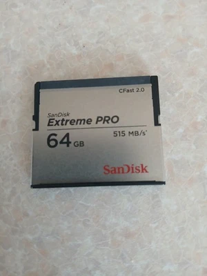 1 x 64 GB SanDisk Extreme PRO CFast 2.0 Memory Card and reader - Image 1 of 4
