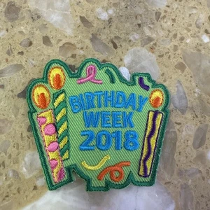 Birthday Week 2018 Girl Scouts Award Patch - Picture 1 of 2
