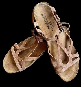 Sandalias de tiras ajustables DORITH NAOT para mujer ~ marrón latte ~ talla 9/40 ~ bonitas - Imagen 1 de 6