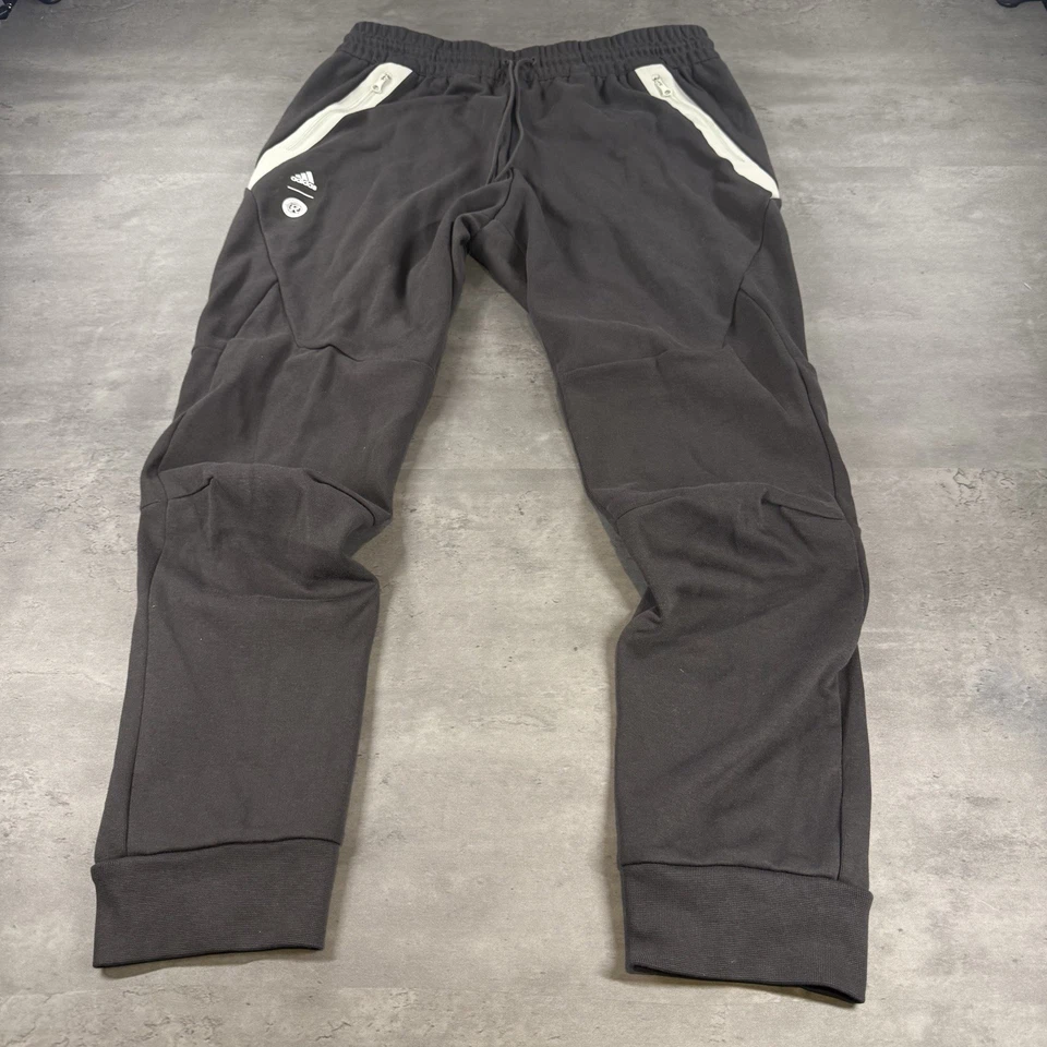 New England Revolution Pants Mens Large Black Player Club Travel Joggers NEW - Image 1 of 4