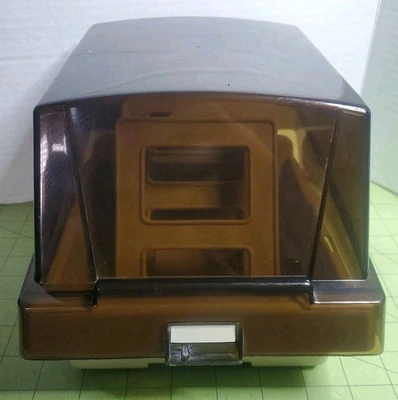 1990's Curtis 5.25 Floppy File Disk Storage Bank Holder case - Image 1 of 4