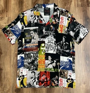 Elvis Presley Forever 21 100% Rayon Limited Edition Rare Hawaiian Shirt Men's S - Picture 1 of 8