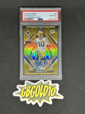 Panini Phoenix Jordan Love Gold 2024/10 empaquetadores automáticos POP 1 Foto 1 de 2