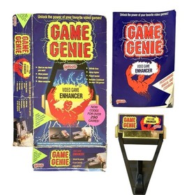 Galoob Game Genie Nintendo NES Game Cartridge Adapter + Code Book *MISSING PAGE*