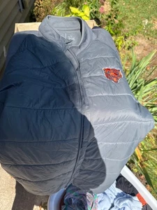 Antigua Chicago Bears NFL Football 1/4 Zip Sweater Sweatshirt Herren 3XLT grau - Bild 1 von 5