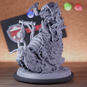 Tortle Schnecke Kavallerie Miniatur Biest Monster Dungeons and Dragons Mini DnD 5e - Bild 1 von 8