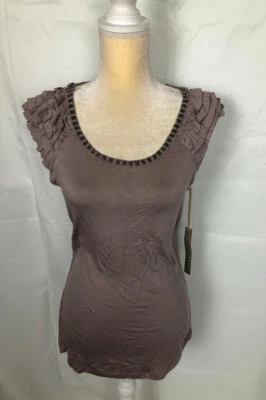 Blusa sin mangas Kenar con cuentas cuello redondo sin mangas talla L súper linda suave cómoda nueva con etiquetas Foto 1 de 3