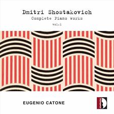 EUGENIO CATONE-SHOSTAKOVICH:PIANO WORKS 1 NEW CD