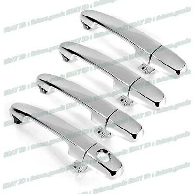 Full Kit Replace Chrome Outer Pull Door Handle For 2003-2013 Toyota Corolla 4D - Imagem 1 de 3