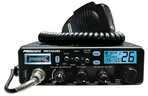 President Richard 10 metrów Amatorski nadajnik-odbiornik radiowy z szynką AM / FM / PA 12v 7 kolorów - Zdjęcie 1 z 1