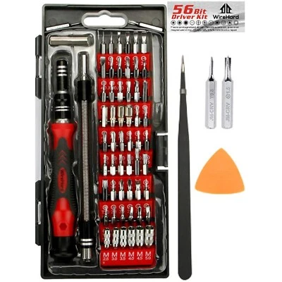 WIREHARD 62 in 1 Precision Screwdriver Set Computer Repair Tool Kit Magnetic Bit - Image 1 of 4